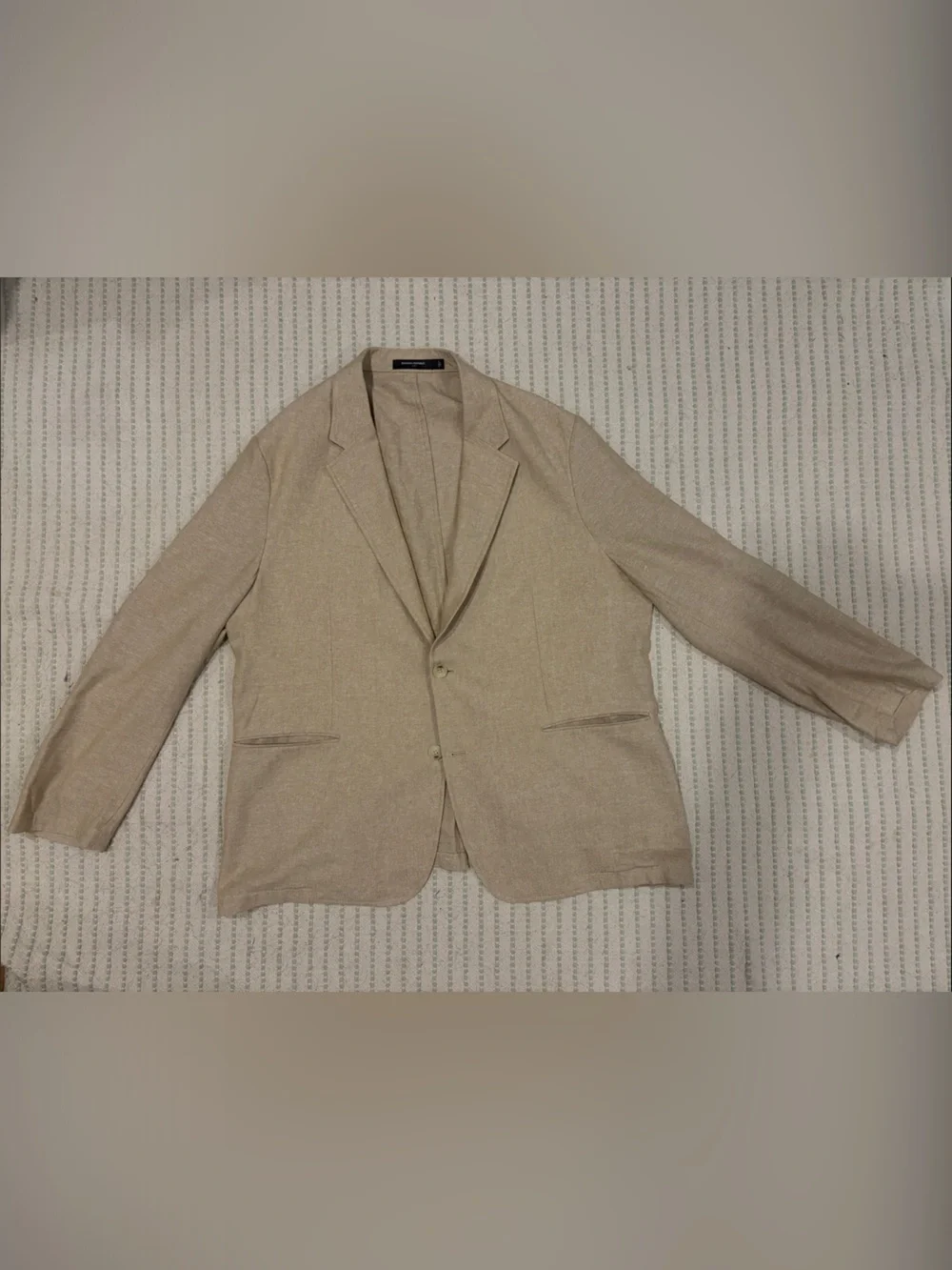 Banana Republic  Light Beige Linen Blazer Jacket